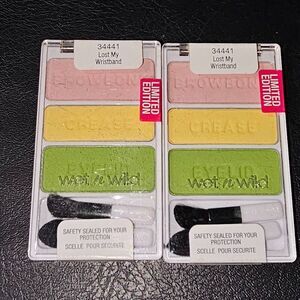 New Wet‎ N Wild Limited Edition Eyeshadow Lost My Wristband Lot of 2